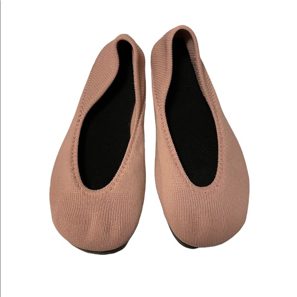 Womens OESH The Dream Pink Knit Ballet Flats Size 6 - Picture 4 of 7
